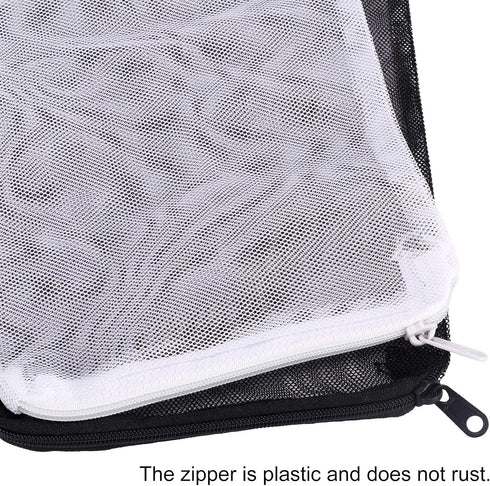 DEPEPE 10pcs Aquarium Filter Media Bags with Zipper for Activated Carbon and Ceramic Rings