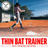 Franklin Sports MLB Baseball Training Bat + Balls, Thin Stick Training Bat for Hitting Practice, 30"