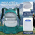 Hydration Backpack with 3L Water Bladder, Insulation Daypack Rucksack for Hiking with Rain Cover