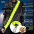 Rechargeable LED Reflective Lighted Vest for Walking in The Dark, Night Dog Walking Gear