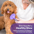 Hertzko Dog Brush, Soft Pin Bristle Pet Brush for Dogs and Cats, Grooming Tool for Long and Short Haired Pets