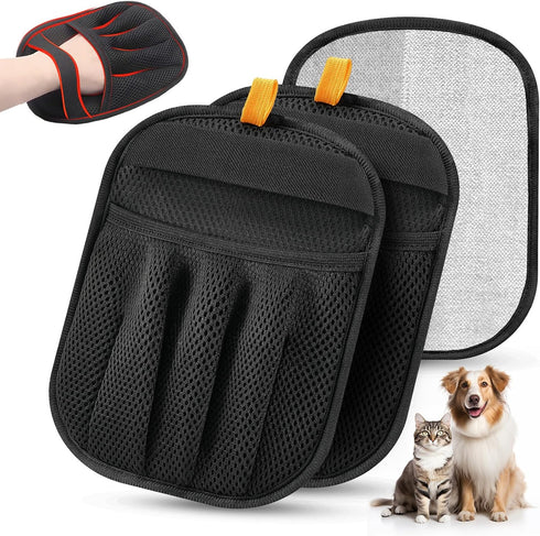 2Pcs Pet Hair Removal Glove for Cats & Dogs, 2025 Newly Upgraded