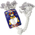 Penn-Plax 3-Knot Dog Rope Toy, Ruff, Large - Great Exercise for Teeth and Gums, White, 25 1/4 Inch