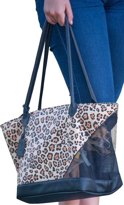 Pet Gear Tote/Sling Carrier for Cats/Dogs with Storage Pocket, Removable Washable Liner, Zippered Top & Mesh Windows, 6