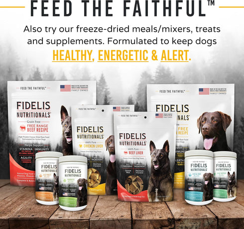 Fidelis Collagen Chews Sticks for Dogs - Natural Healthy Chew, Supports Joint Health & Dental Care, Made in USA (4 Pack)
