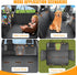 420 lbs Hard Bottom Dog Seat Cover, Dog Car Seat Cover for Back Seat with Tablet Holder and Foldable Food Tray