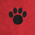 Bone Dry Pet Grooming Towel Collection, Embroidered Absorbent Microfiber Drying Set, 15x30, Red, 3 Count