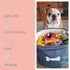 Park Life Designs Dog Toy Storage - For All Pets, Including Cats, Puppies, and Kittens (Capri, Blue, White Bone)