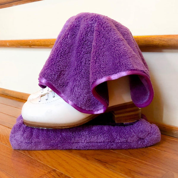 GIANTCLEAN Microfiber Skate Blade Cover (Soaker) & Skate Wipe Care Kit, Ultra Soft,