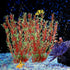 Large Aquarium Plastic Plants, Tall Aquarium Plants for Fish Tanks Decor, 21.26" Height (Red Green, 2pcs)