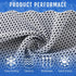 Hosuly 30 Pcs Cooling Towels - 40"x12" Ice Towel, Breathable Soft Chilly Sweat Towels for Gym and Sports