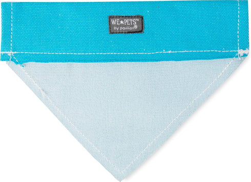 Pavilion Best Yorkie Ever Sky Blue Canvas Small Dog Bandana Collar, 7" x 5"