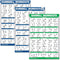 Palace Learning 3 Pack Dumbbell Workouts Posters Volume 1 & 2 with Barbell Exercises - Set of 3 Charts