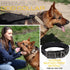ADITYNA Heavy Duty Dog Collar with Handle, Reflective Black Collar for Medium Dogs, Tactical and Soft Padded
