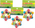 (3 Pack) Ware Manufacturing Wood Atomic Nut Ball Pet Toys for Small Pets - Large Size
