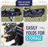 Murray Sporting Goods Golf Sunday Bag, Black Lightweight Travel Carry Bag with Cushioned Shoulder Strap