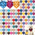 Reginary 120 Packs Dog Bandanas Bulk Dog Paw Scarf Adjustable Holiday Pet
