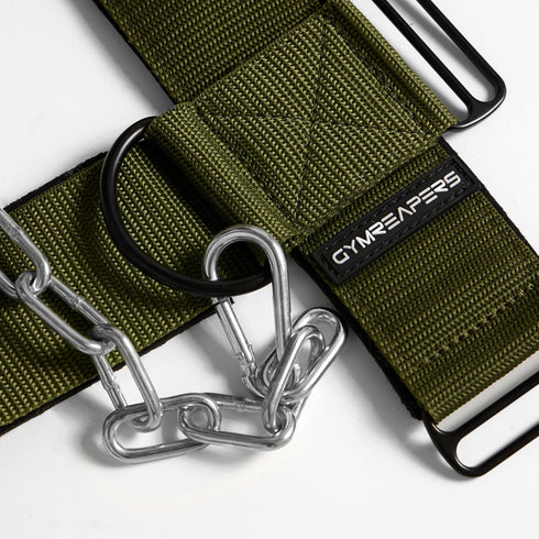 Gymreapers Neck Harness for Neck Strength, Reduce Pain - Neck Trainer with 29” Heavy Duty Chain & Adjustable Strap