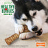 Nylabone Healthy Edibles Natural Dog Chews, Long Lasting Turkey & Apple Treats, X-Large/Souper