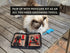 Foldable Grooming Comb for Dogs, Cats, and Horses, Demat and Detangle Comb for Loose Fur, Great for Travel