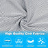 10 Pack Activities(32"x12") MENOLY Cooling Towels, Sweat Towels Cooling Towels for Neck and Face, Microfiber Towel Soft