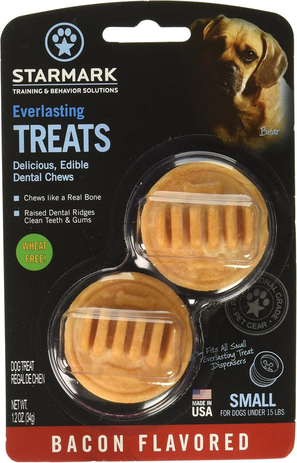 Starmark StartMark Everlasting Bacon Dog Dental Chews, 3 Pack, Small (2 Chews Per Pack / 6 Total)