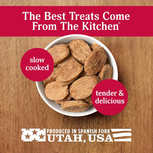 18 Oz. Milos Kitchen Chicken & Apple Sausage Slices Dog Treats, Bag