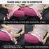 Hip Thrust Belt, Fully Upgraded for Dumbbells, Comfortable Home Gym Belt with Anti-Slip Pads