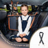 YOVEEKLE Hammock 4 Large Dog Car Seat for Medium Dogs, Waterproof Faux Leather Pet Carrier for Active Pets at Back Seat