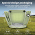XMT Portable Outdoor Folding Chair with Cup Holder & Cooler Bag - Breathable Mesh, Wide Armrests, Ergonomic Design