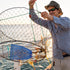 Honoson 6 Pcs Crab Trap Bait Bags with Locker Portable Fish Trap Outdoor Sports Style Crab Snare Mesh Bait Traps Shrimp