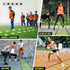 Yes4All Ultimate Combo Agility Ladder Training Set – 12 Adjustable Rungs, 12 Agility Cones & 4 Steel Stakes