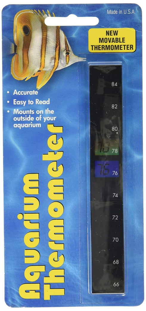 LLC 43330972 Vertical Liquid Crystal Aquarium Thermometer