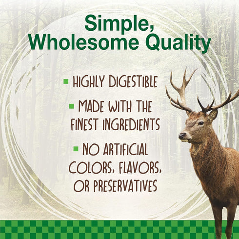 Nylabone Healthy Edibles WILD Antler Dog Chew Treats, Venison Flavor, Medium/Wolf (10 Count)