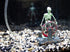 Penn-Plax Action-Air Aerating Aquarium Ornament, Skeleton at The Wheel for Fish Tank Movement