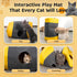 Homrich Multifunctional Collapsible Cat Play Bag, Indoor Cat Tunnel Activity Center Mat, Durable Rug for Hide and Seek