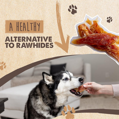 14 oz Mighty Paw Naturals Chicken Jerky Dog Treats | Chicken Jerky for Small, Medium and Large Breeds. All Natural Dog