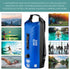 Waterproof Dry Bag, Dry Sack with Clipped Roll Top, Keep Gear Safe & Dry for Camping, Boating, Kayaking