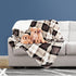 PETMAKER Pet Blanket - Reversible Waterproof Plaid Throw Protects Couch, Car, and Bed from Spills, Stains, or Fur - Dog and Cat Blankets (Gray) by PETMAKER