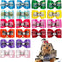 PET SHOW 20pcs/10pairs Bling Small Dogs Hair Bows with Rubber Bands for Grooming Accessories