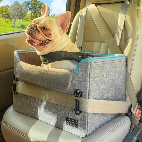 PETSFIT Dog Car Seats for Small Dogs Patented Safety Buckles Safety Tether