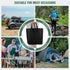 REDCAMP Folding Camping Stove Windscreen, Portable 4 Plates Iron Wind Blocker with Storage Bag for Cooking