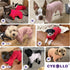 cyeollo Dog Pajamas Fleece Dog Coat, Thermal Stretchy Jumpsuits for Small Dogs (Grey)