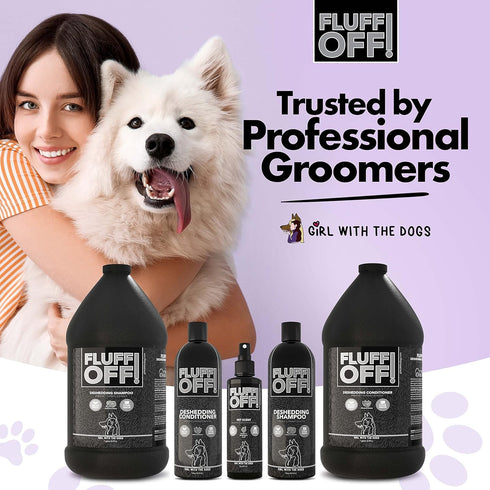 FLUFF OFF Pet Scent (Blueberry Bubblegum) 8 Oz for Cats and Dogs, Made in USA