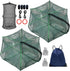Generic 2Pcs Foldable Fish Trap,Minnow Trap,Crab Trap,Fishing Net,Bait Cage for Crabs Minnow Lobster