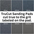 TruCut Sanding Pads Creating the Difference | Specifically for Bowling Balls | Resurfacing – Surface Management (3 Pack