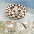 Lesure Donut Small Dog Bed - Brown Round Cat Bed for Indoor Cats, Anti-Anxiety Calming, Washable Plush & Anti Slip