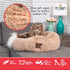Pet Craft Supply Ultra Plush Calming Anti-Anxiety Pet Bed with Super Soft Comfort Blanket, Great for Medium Small Dogs