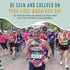 First Marathon Name Bib Kit GET PERSONALIZED CHEERS- Race Bib with Alphabet Decals & Safety Pins Add-Your-Name Running