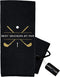 Wolf Golf Towels, Best Grandpa by Par Golf Towel, Embroidered Funny Golf Accessories for Men